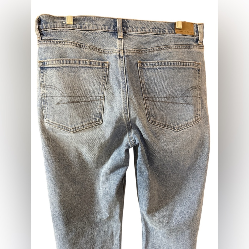 American Eagle Women's Curvy 90s Bootcut Jeans Sz 10 X-Short Blue Tides - Picture 8 of 13